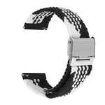 Cinturino con fibbia in metallo intrecciato in nylon universale da 22 mm, 22mm