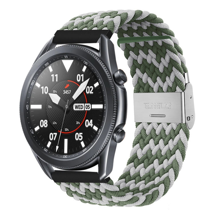 Cinturino con fibbia in metallo intrecciato in nylon universale da 22 mm, 22mm