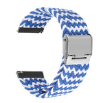 Cinturino con fibbia in metallo intrecciato in nylon universale da 22 mm, 22mm
