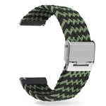 Cinturino con fibbia in metallo intrecciato in nylon universale da 22 mm, 22mm