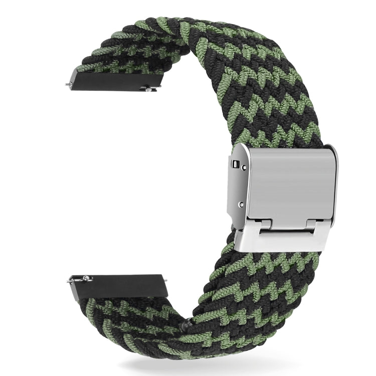 Cinturino con fibbia in metallo intrecciato in nylon universale da 22 mm, 22mm