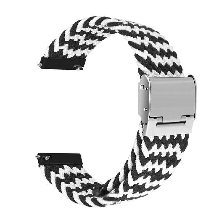 Cinturino con fibbia in metallo intrecciato in nylon universale da 22 mm, 22mm