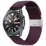 Cinturino con fibbia in metallo intrecciato in nylon universale da 22 mm, 22mm