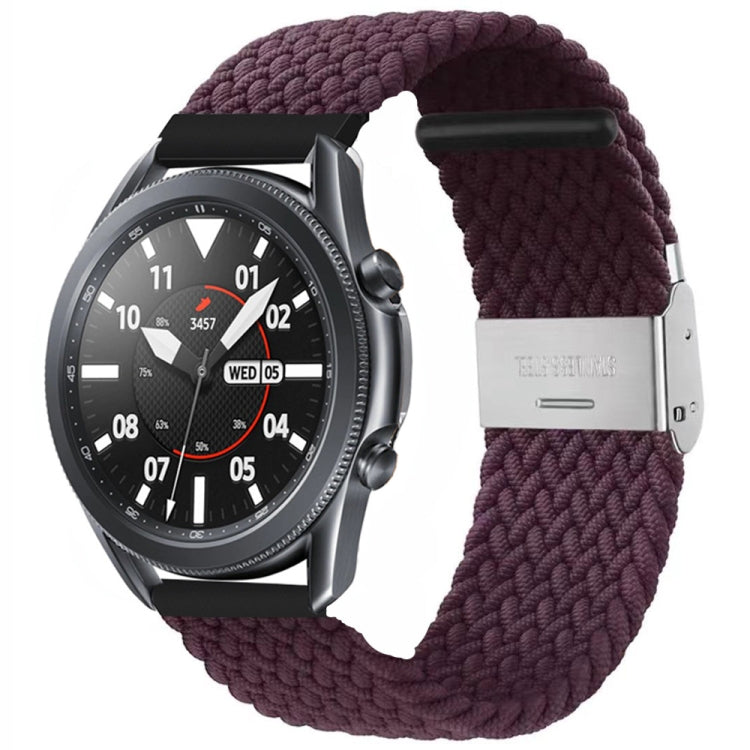 Cinturino con fibbia in metallo intrecciato in nylon universale da 22 mm, 22mm