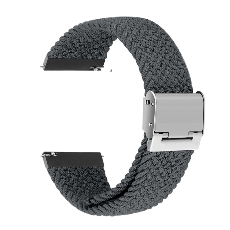 Cinturino con fibbia in metallo intrecciato in nylon universale da 22 mm, 22mm