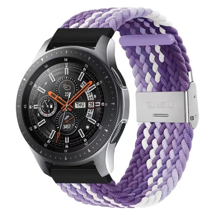 Cinturino con fibbia in metallo intrecciato in nylon universale da 22 mm, 22mm