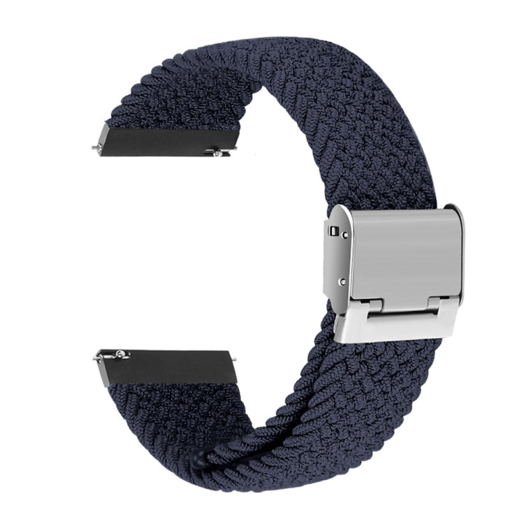 Cinturino con fibbia in metallo intrecciato in nylon universale da 22 mm, 22mm