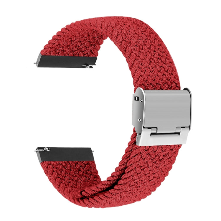 Cinturino con fibbia in metallo intrecciato in nylon universale da 22 mm, 22mm