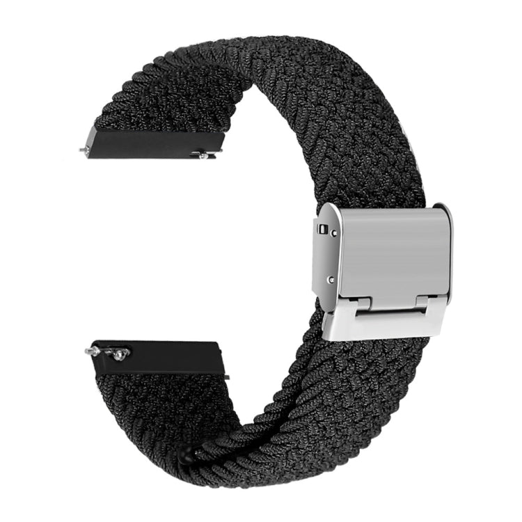 Cinturino con fibbia in metallo intrecciato in nylon universale da 22 mm, 22mm