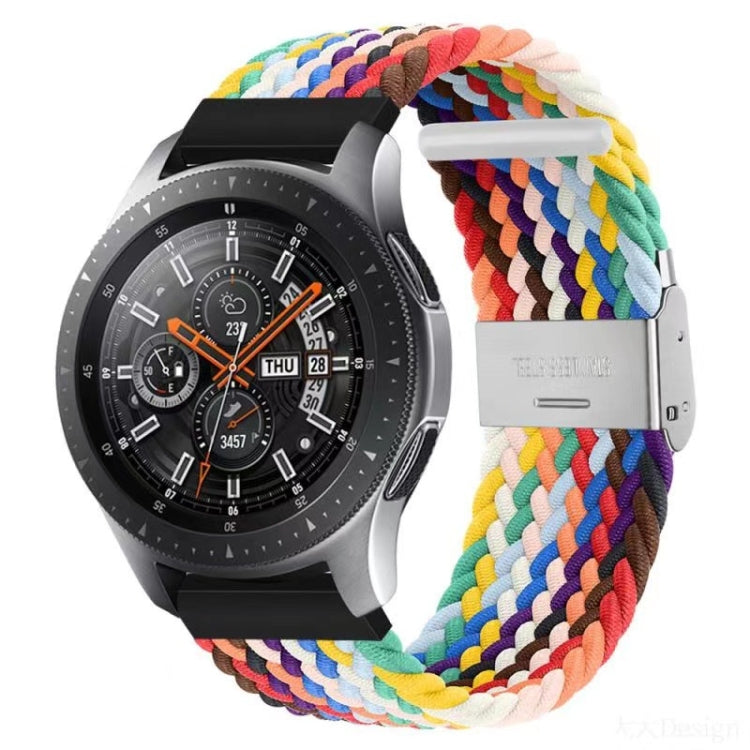 Cinturino con fibbia in metallo intrecciato in nylon universale da 22 mm, 22mm