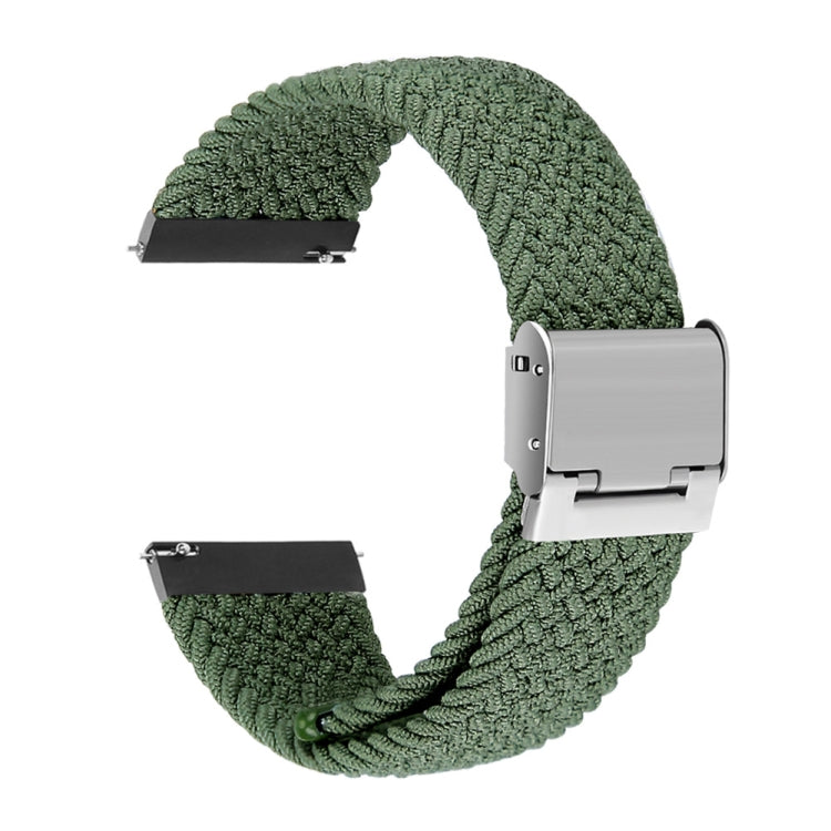 Cinturino con fibbia in metallo intrecciato in nylon universale da 22 mm, 22mm