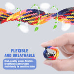 Cinturino con fibbia in metallo intrecciato in nylon universale da 22 mm, 22mm