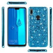 Custodia in TPU antiurto con polvere glitterata, For Huawei Y6 Prime, For Huawei Y6 Pro / Enjoy 9e, For Galaxy A10S, For Galaxy A20S