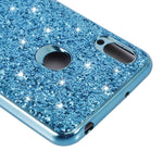 Custodia in TPU antiurto con polvere glitterata, For Huawei Y6 Prime, For Huawei Y6 Pro / Enjoy 9e, For Galaxy A10S, For Galaxy A20S