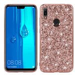 Custodia in TPU antiurto con polvere glitterata, For Huawei Y6 Prime, For Huawei Y6 Pro / Enjoy 9e, For Galaxy A10S, For Galaxy A20S