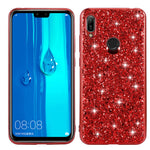 Custodia in TPU antiurto con polvere glitterata, For Huawei Y6 Prime, For Huawei Y6 Pro / Enjoy 9e, For Galaxy A10S, For Galaxy A20S