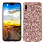 Custodia in TPU antiurto con polvere glitterata, For Huawei Y6 Prime, For Huawei Y6 Pro / Enjoy 9e, For Galaxy A10S, For Galaxy A20S
