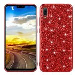 Custodia in TPU antiurto con polvere glitterata, For Huawei Y6 Prime, For Huawei Y6 Pro / Enjoy 9e, For Galaxy A10S, For Galaxy A20S