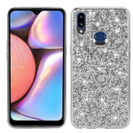 Custodia in TPU antiurto con polvere glitterata, For Huawei Y6 Prime, For Huawei Y6 Pro / Enjoy 9e, For Galaxy A10S, For Galaxy A20S