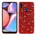 Custodia in TPU antiurto con polvere glitterata, For Huawei Y6 Prime, For Huawei Y6 Pro / Enjoy 9e, For Galaxy A10S, For Galaxy A20S