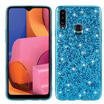 Custodia in TPU antiurto con polvere glitterata, For Huawei Y6 Prime, For Huawei Y6 Pro / Enjoy 9e, For Galaxy A10S, For Galaxy A20S