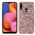 Custodia in TPU antiurto con polvere glitterata, For Huawei Y6 Prime, For Huawei Y6 Pro / Enjoy 9e, For Galaxy A10S, For Galaxy A20S