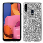 Custodia in TPU antiurto con polvere glitterata, For Huawei Y6 Prime, For Huawei Y6 Pro / Enjoy 9e, For Galaxy A10S, For Galaxy A20S