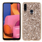 Custodia in TPU antiurto con polvere glitterata, For Huawei Y6 Prime, For Huawei Y6 Pro / Enjoy 9e, For Galaxy A10S, For Galaxy A20S