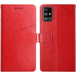 Custodia in pelle flip orizzontale con cuciture a Y con supporto e slot per schede e portafoglio e cornice per foto, For Samsung Galaxy M31s