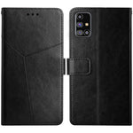 Custodia in pelle flip orizzontale con cuciture a Y con supporto e slot per schede e portafoglio e cornice per foto, For Samsung Galaxy M31s