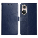Custodia per telefono in pelle flip orizzontale con cuciture a Y con supporto e slot per schede e portafoglio e cornice per foto, For Huawei P50, For Huawei P50 Pro