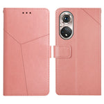 Custodia per telefono in pelle flip orizzontale con cuciture a Y con supporto e slot per schede e portafoglio e cornice per foto, For Huawei P50, For Huawei P50 Pro