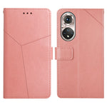 Custodia per telefono in pelle flip orizzontale con cuciture a Y con supporto e slot per schede e portafoglio e cornice per foto, For Huawei P50, For Huawei P50 Pro