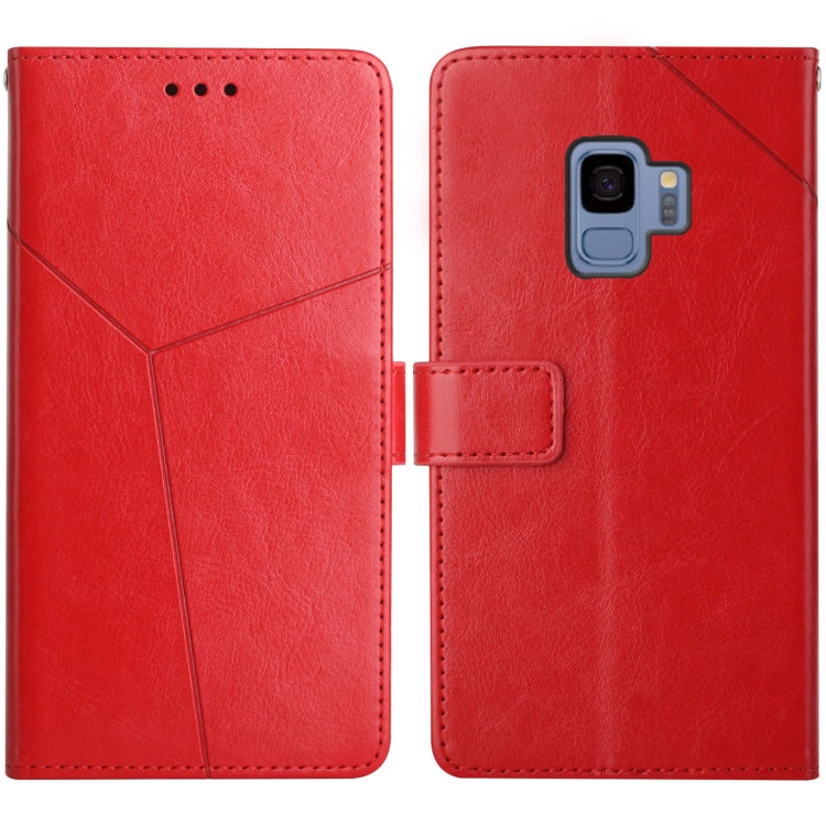Custodia in pelle flip orizzontale con cuciture a Y con supporto e slot per schede e portafoglio e cornice per foto, For Samsung Galaxy S9, For Samsung Galaxy S9+, For Samsung Galaxy S10, For Samsung Galaxy S10+
