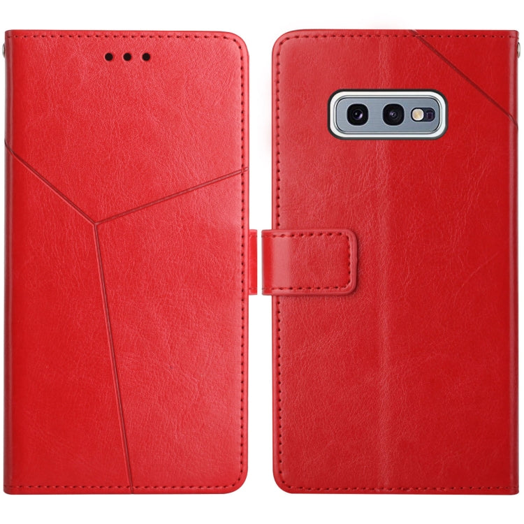 Custodia in pelle flip orizzontale con cuciture a Y con supporto e slot per schede e portafoglio e cornice per foto, For Samsung Galaxy S10e, For Samsung Galaxy S20, For Samsung Galaxy S20+, For Samsung Galaxy S20 Ultra