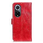 Custodia per telefono in pelle a vibrazione orizzontale con struttura retrò Crazy Horse, For Huawei nova 9, For Huawei nova 9 Pro / Honor 50 Pro