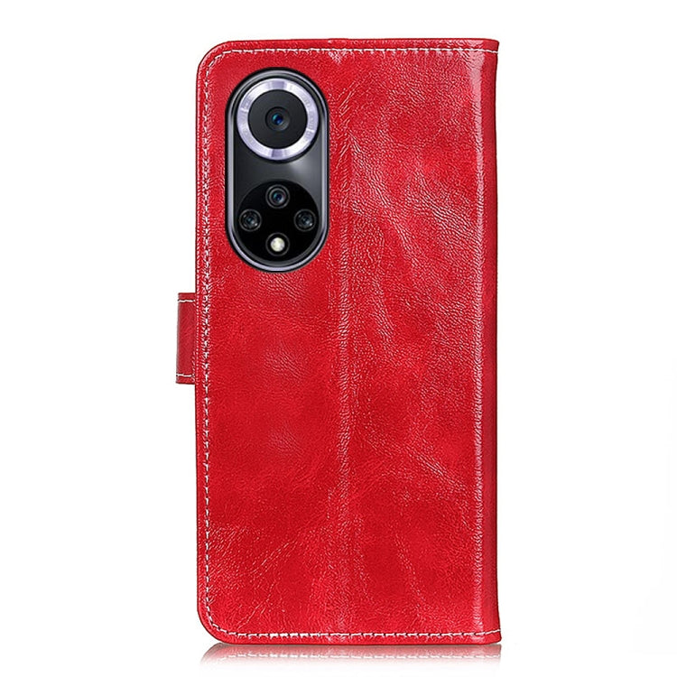 Custodia per telefono in pelle a vibrazione orizzontale con struttura retrò Crazy Horse, For Huawei nova 9, For Huawei nova 9 Pro / Honor 50 Pro