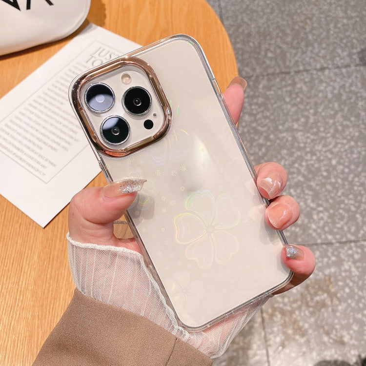 Custodia antiurto galvanica laser per iPhone 13 Pro Max