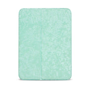 Custodia per tablet in pelle a conchiglia orizzontale a doppia piegatura con struttura a conchiglia con supporto e funzione Sleep / Wake-up, For iPad mini 6 / mini 2024