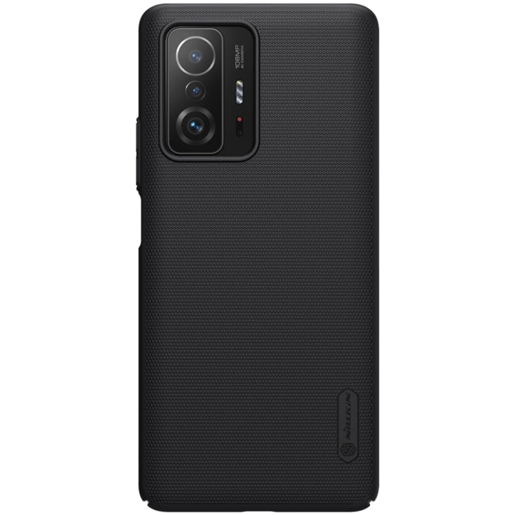 NILLKIN Custodia protettiva per telefono con struttura concavo-convessa satinata per PC, For Samsung Galaxy A03s / A037G, For Xiaomi Mi 11T / 11T Pro, For Xiaomi Civi