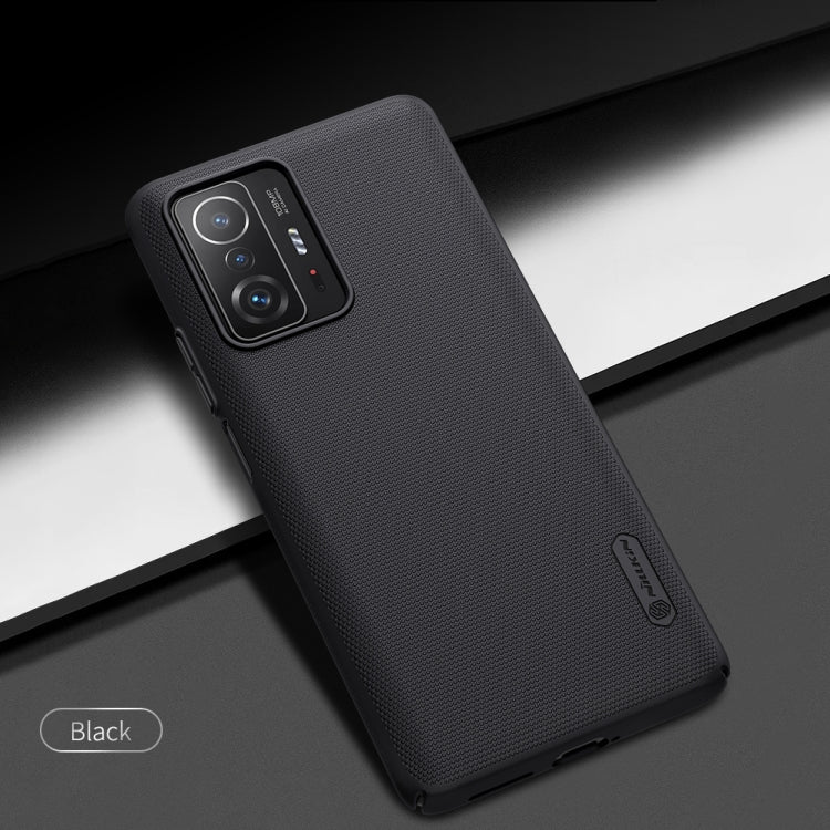 NILLKIN Custodia protettiva per telefono con struttura concavo-convessa satinata per PC, For Samsung Galaxy A03s / A037G, For Xiaomi Mi 11T / 11T Pro, For Xiaomi Civi