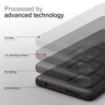 NILLKIN Custodia protettiva per telefono con struttura concavo-convessa satinata per PC, For Samsung Galaxy A03s / A037G, For Xiaomi Mi 11T / 11T Pro, For Xiaomi Civi