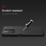 NILLKIN Custodia protettiva per telefono con struttura concavo-convessa satinata per PC, For Samsung Galaxy A03s / A037G, For Xiaomi Mi 11T / 11T Pro, For Xiaomi Civi