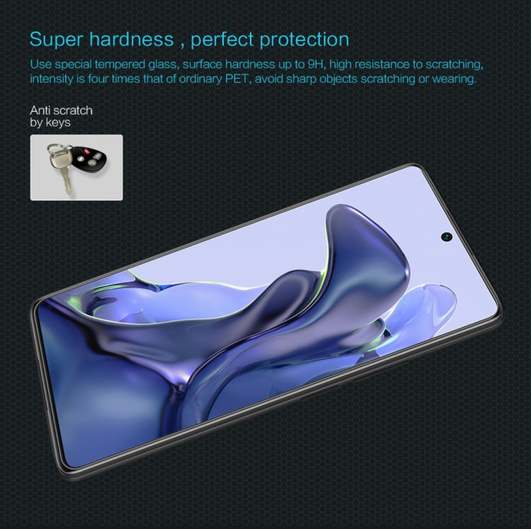 NILLKIN H Film in vetro temperato antideflagrante, For Xiaomi Mi 11T / 11T Pro