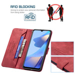 Custodia in pelle antifurto con chiusura magnetica RFID con supporto, slot per carte e portafoglio, For OPPO A7, For OPPO A15, For OPPO A16/ A16s/ A54s/ A55 5G/ A53s 5G, For OPPO A54 4G, For OPPO A72 / A52 / A92, For OPPO A74 4G / F19 4G               ...