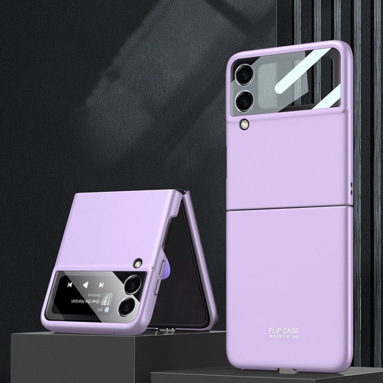 Custodia a libro per telefono a copertura totale ultrasottile integrata GKK, For Samsung Galaxy Z Flip3 5G
