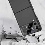 Custodia a libro per telefono a copertura totale ultrasottile integrata GKK, For Samsung Galaxy Z Flip3 5G