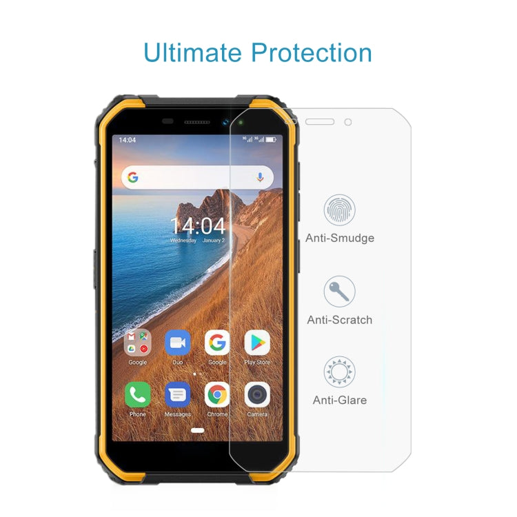 10 pellicole in vetro temperato da 0,26 mm 9H 2,5D, For Ulefone Armor X6 (10 PCS), For Ulefone Power Armor 14 (10 PCS), For Blackview Oscal C20 Pro (10 PCS), For Umidigi A11s (10 PCS)