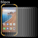 50 pellicole in vetro temperato da 0,26 mm 9H 2,5D, For Ulefone Armor X6 (50 PCS), For Ulefone Power Armor 14 (50 PCS), For Blackview Oscal C20 Pro (50 PCS), For Umidigi A11s (50 PCS)