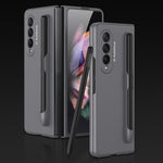 GKK Ultra-sottile custodia a libro con copertura completa con slot per penna, For Samsung Galaxy Z Fold3 5G